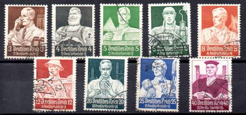 Alemania Imperio Nº Yvert 513/21 Valor Catalogo 150€ Nº MIchel 556/64 (o)